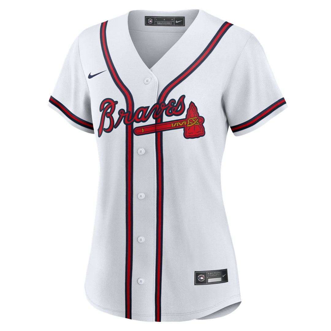 Lane Thomas Atlanta Braves Women's Home Jersey - White