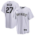 Beck Colorado Rockies Home Jersey - White
