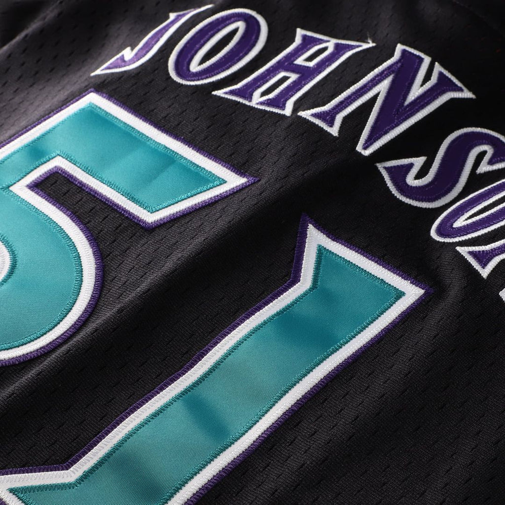 Randy Johnson Arizona Diamondbacks Youth Mesh Jersey - Black
