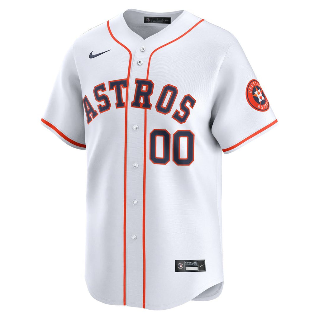 Houston Astros Home Limited Custom Jersey - White