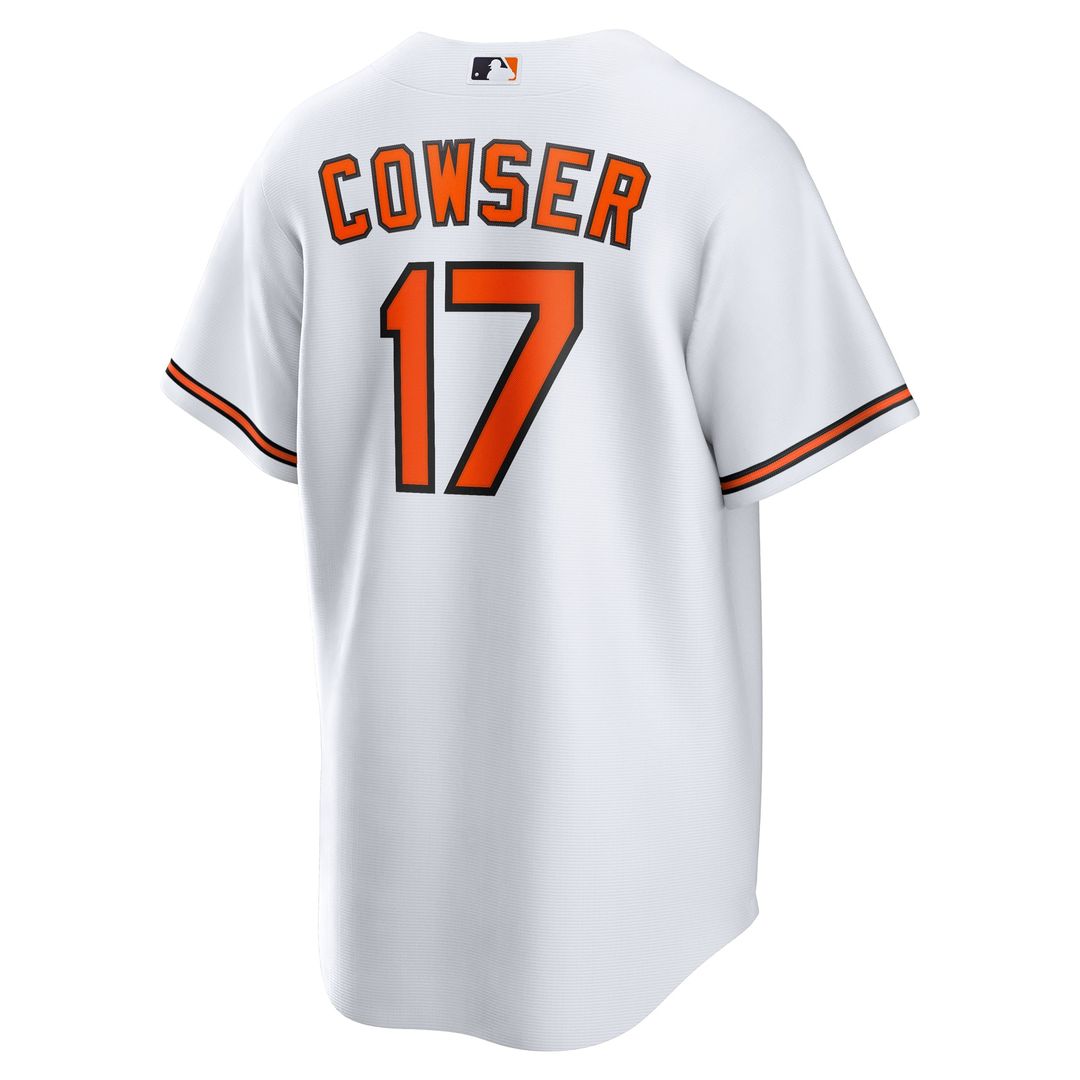 Colton Cowser Baltimore Orioles Home Jersey - White