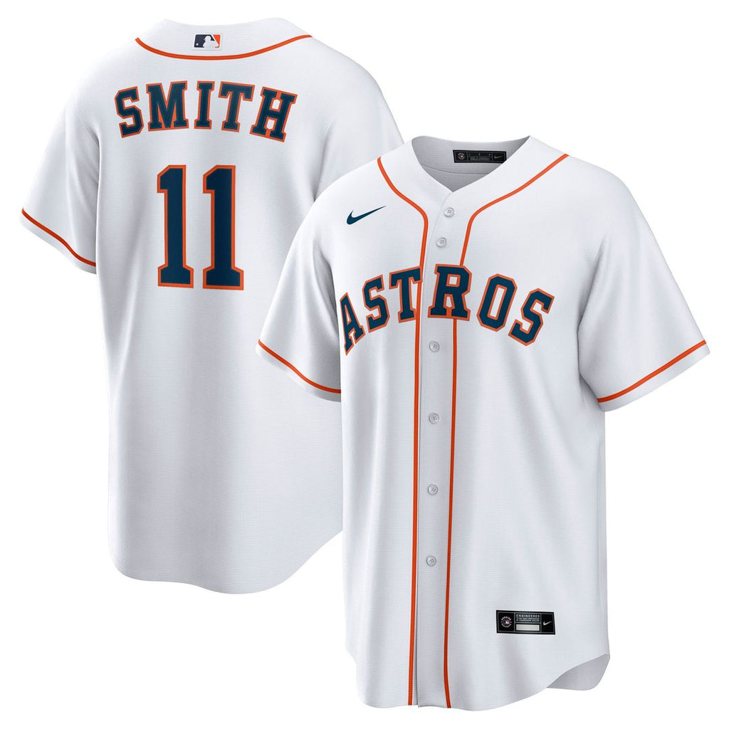 Cam Smith Houston Astros Home Jersey - White