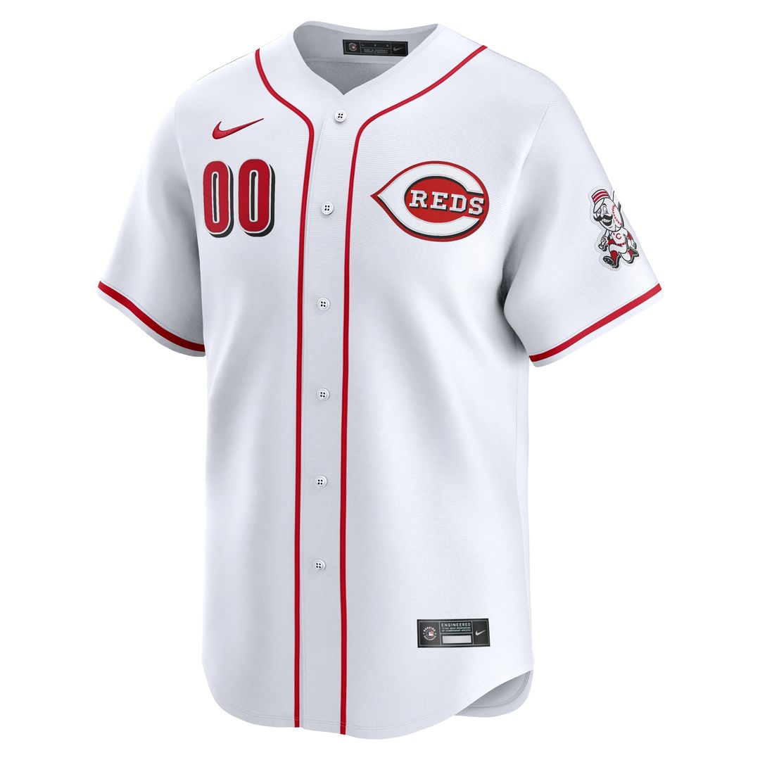 Cincinnati Reds Home Limited Custom Jersey - White