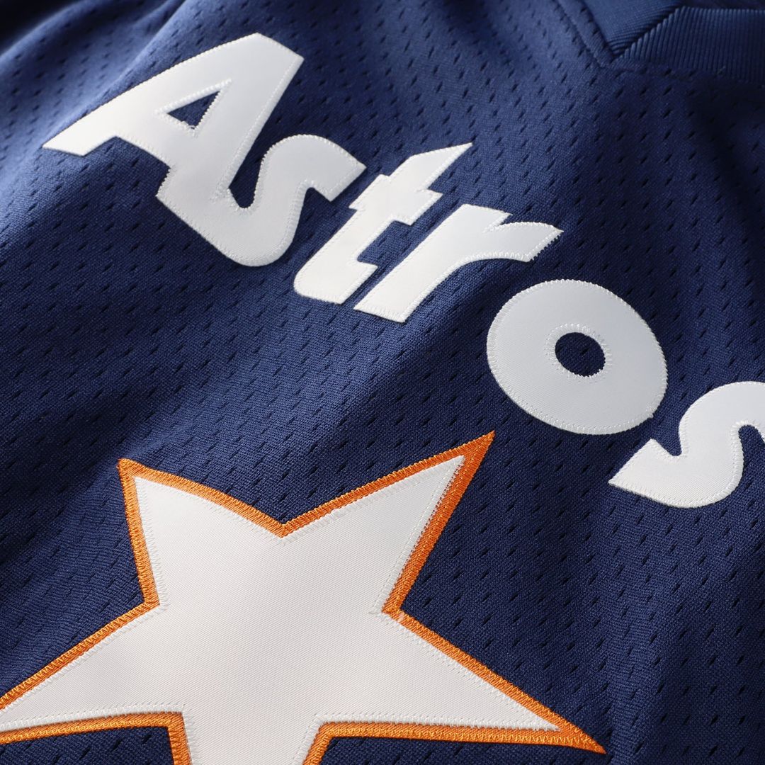 Nolan Ryan Houston Astros Toddler Throwback Mesh Jersey - Navy