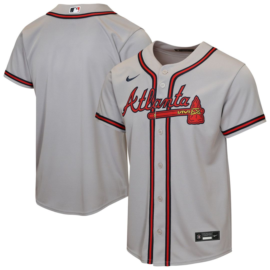 Atlanta Braves Youth Alternate Jersey - Red