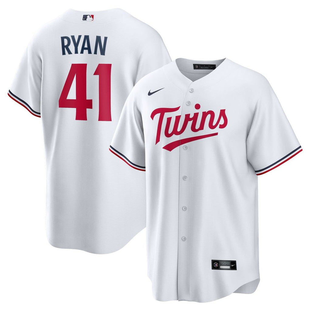 Joe Ryan Minnesota Twins Youth Home Jersey - White