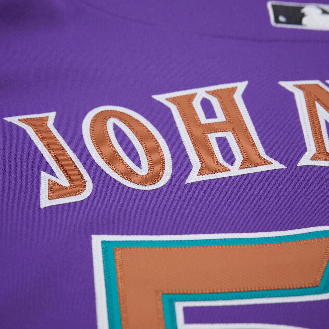 Randy Johnson Arizona Diamondbacks 2000 Throwback Jersey - Purple
