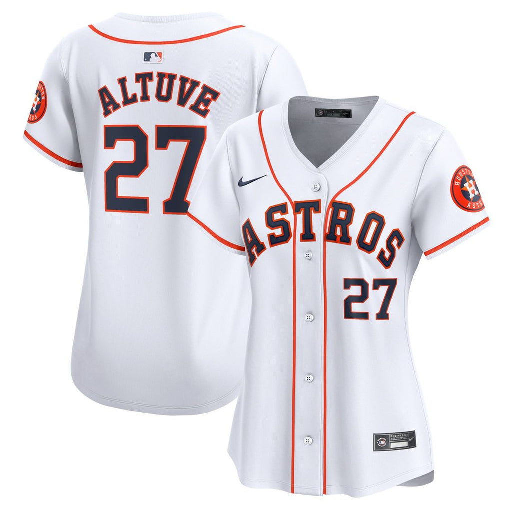 Jose Altuve Houston Astros Women's Home Jersey - White