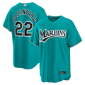 Sandy Alcantara Miami Marlins Alternate Jersey - Teal
