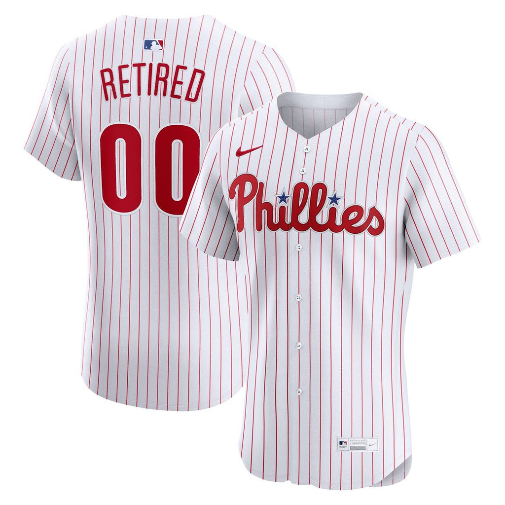 Philadelphia Phillies Home Elite Pick-A-Player Retired Roster Jersey - White