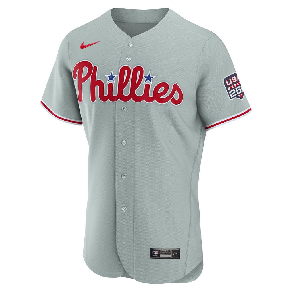 Fourth of July Philadelphia Phillies Bryce Harper Gray USA 250 Jersey