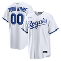 Kansas City Royals Home Replica Custom Jersey - White