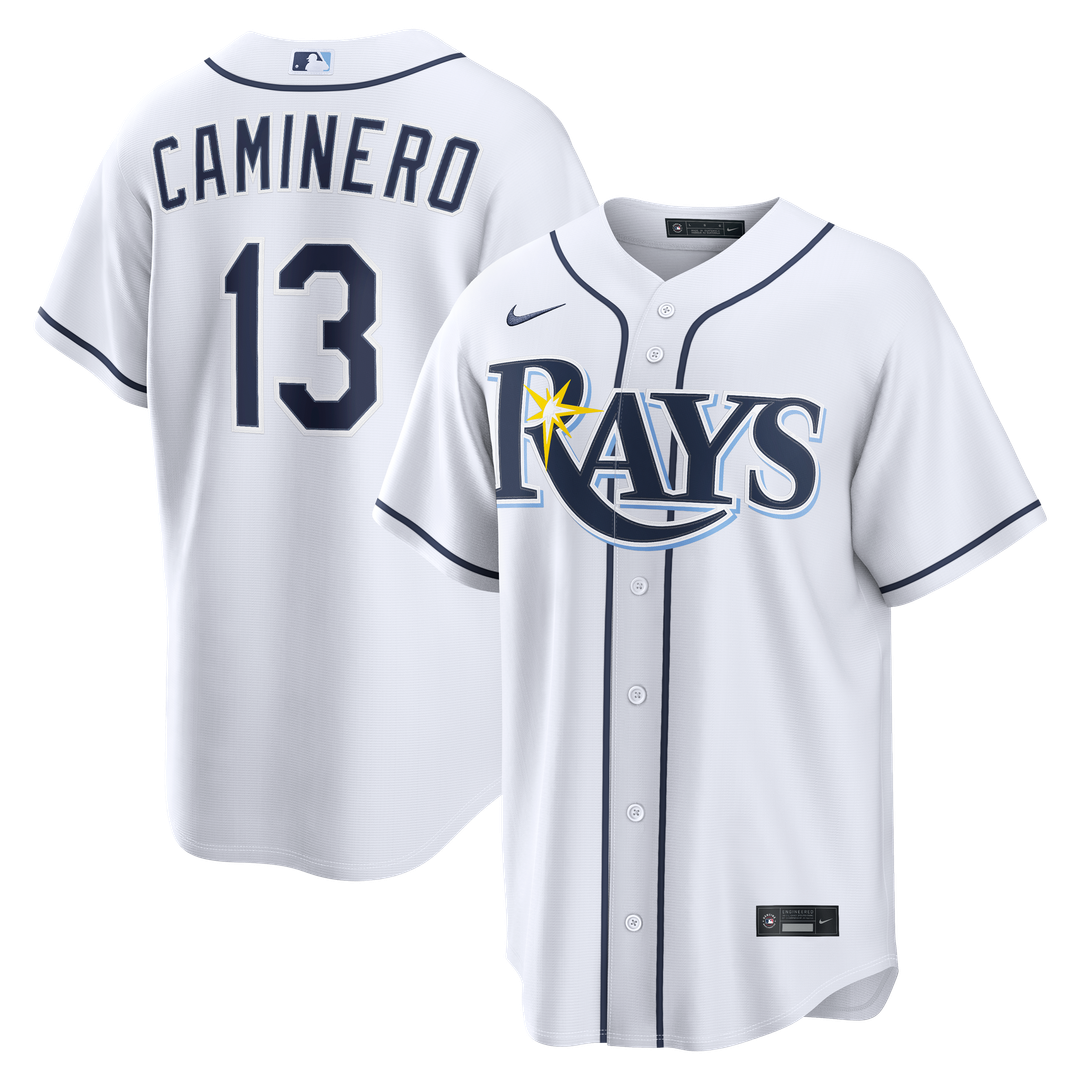 Junior Caminero Tampa Bay Rays Home Jersey - White