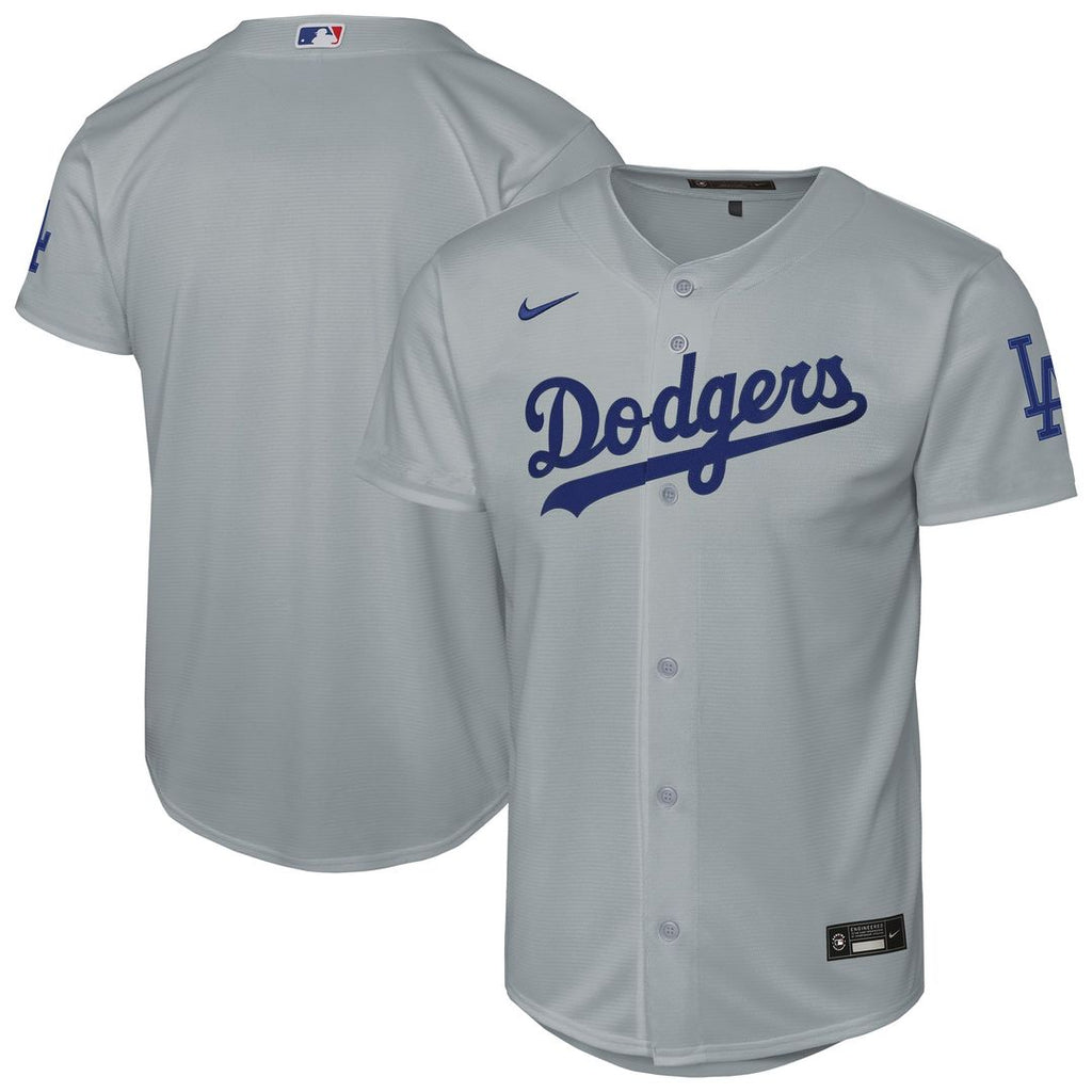 Los Angeles Dodgers Youth Alternate Jersey - Gray