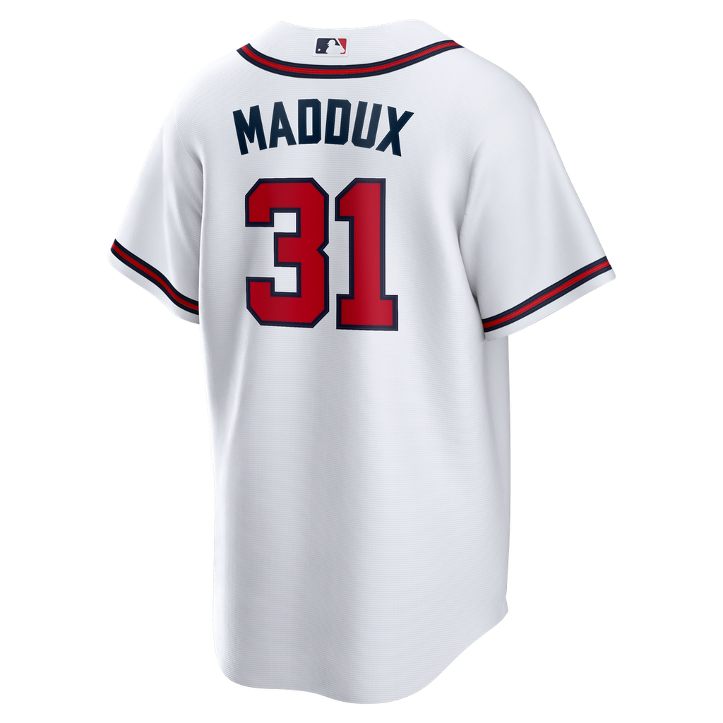 Greg Maddux Atlanta Braves Home Retired Player Jersey - White