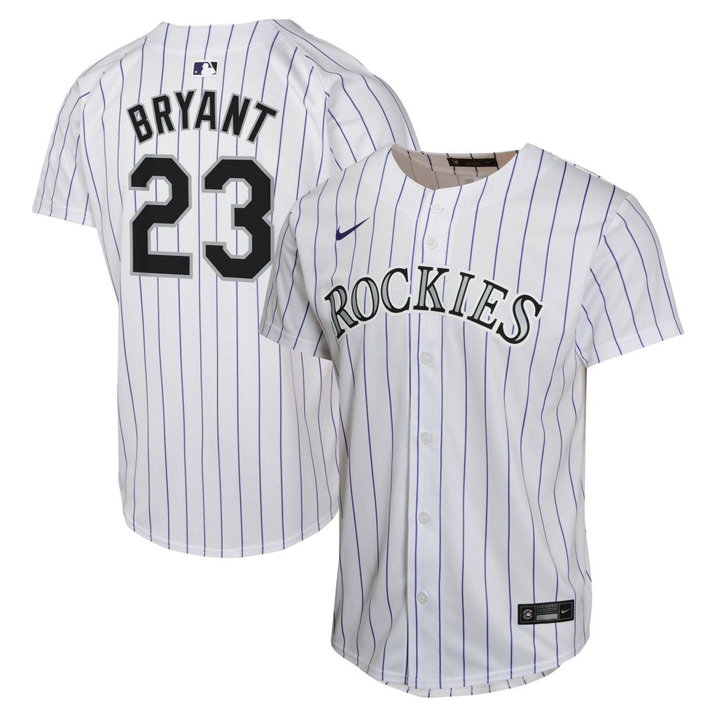 Kris Bryant Colorado Rockies Youth Home Jersey - White