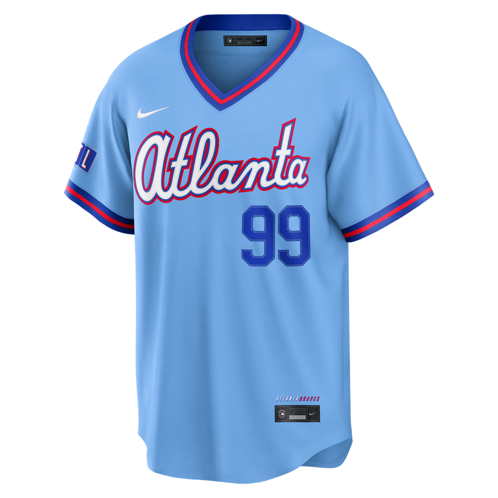 Spencer Strider Atlanta Braves 2026 Jersey - Powder Blue