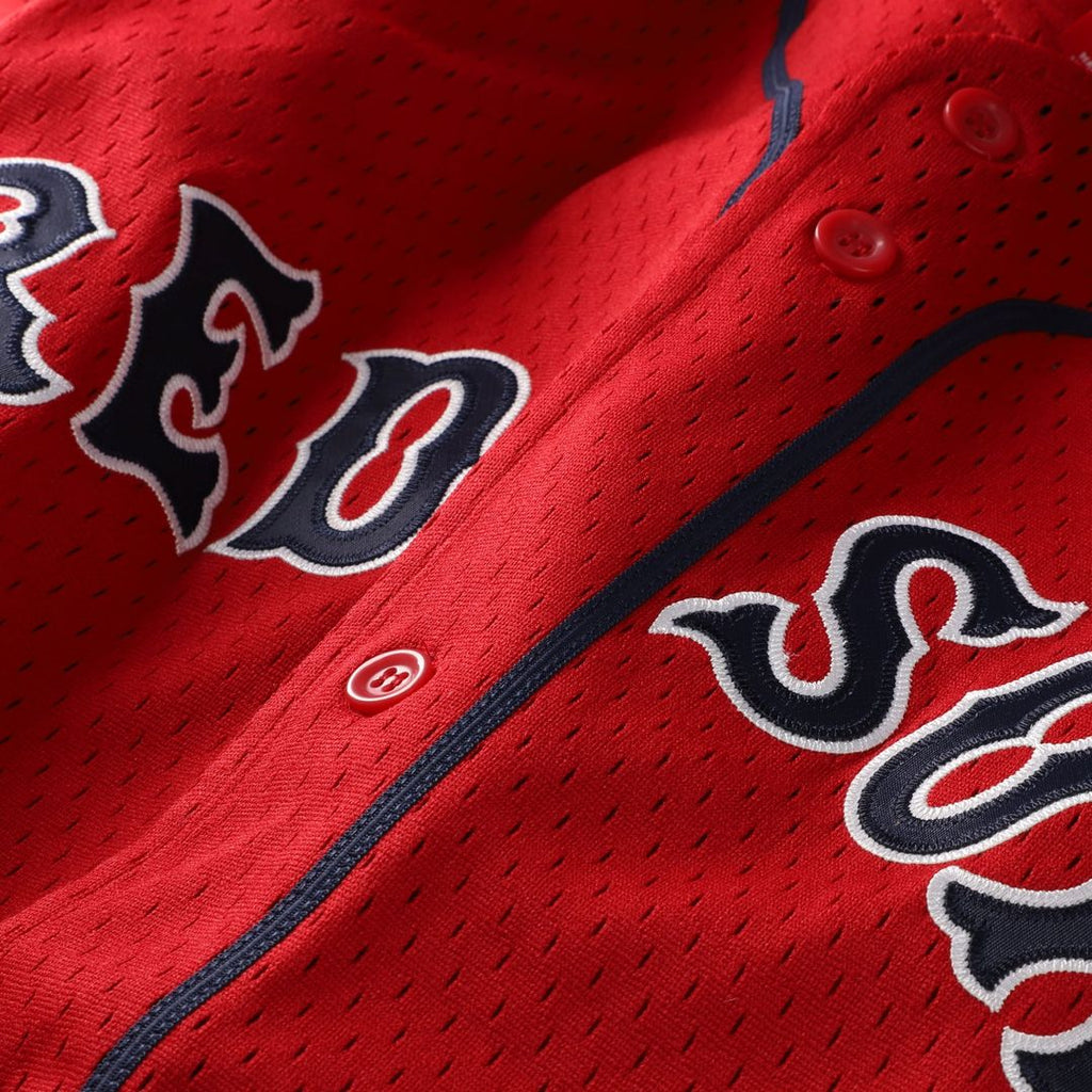 David Ortiz Boston Red Sox Toddler Mesh Jersey - Red