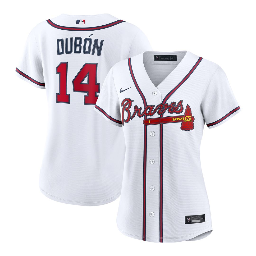 Mauricio Dubón Atlanta Braves Women's Home Jersey - White