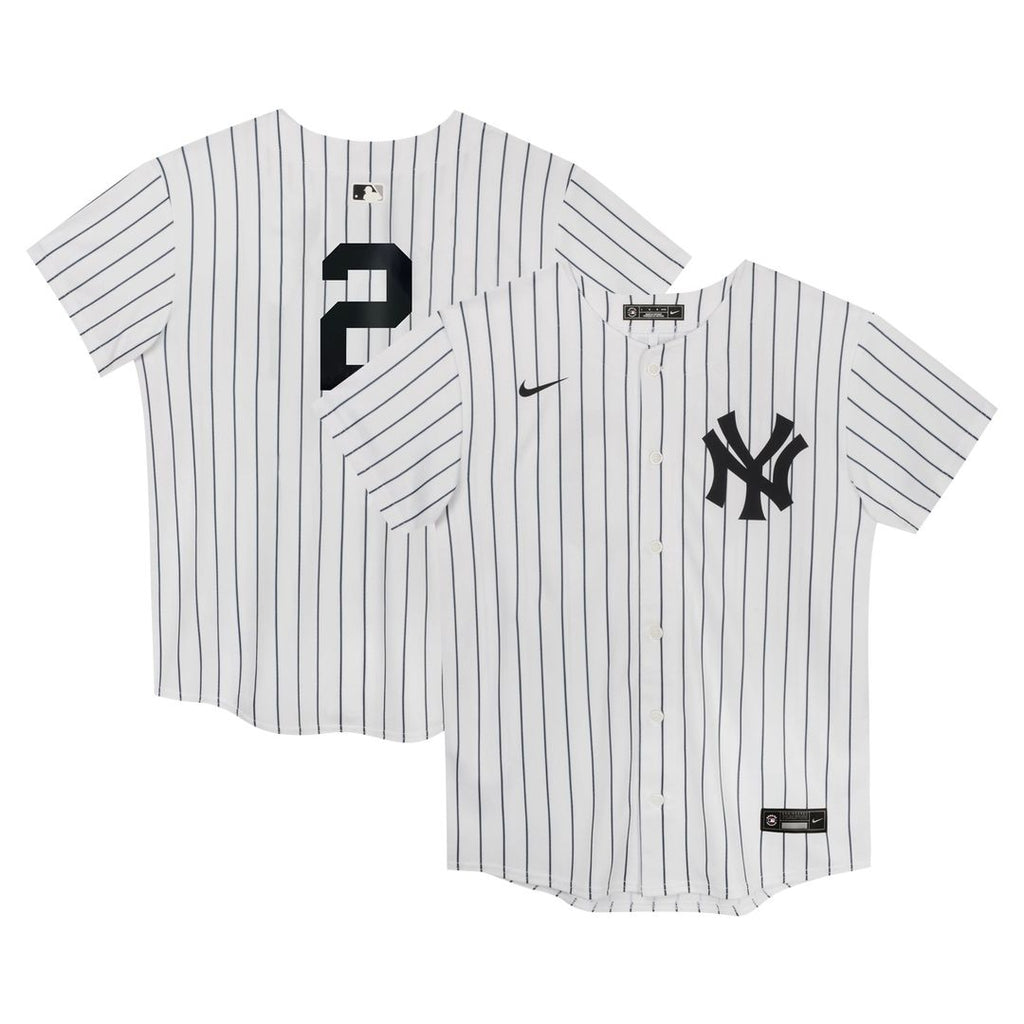 Derek Jeter New York Yankees Preschool Home Jersey - White