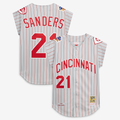 Deion Sanders Cincinnati Reds 1997 Jersey - Gray