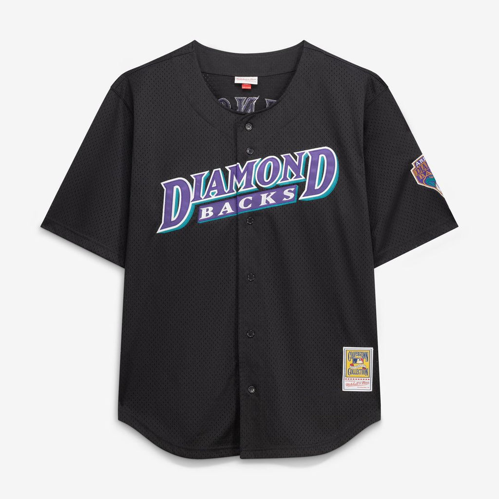 Randy Johnson Arizona Diamondbacks Big & Tall Cooperstown Mesh Jersey - Black