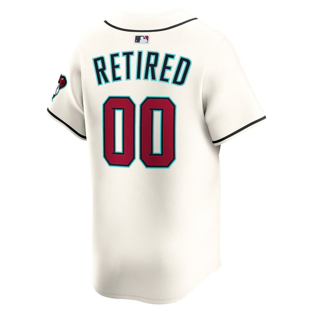 Arizona Diamondbacks Home Limited Pick-A-Player Retired Roster Jersey - Cream