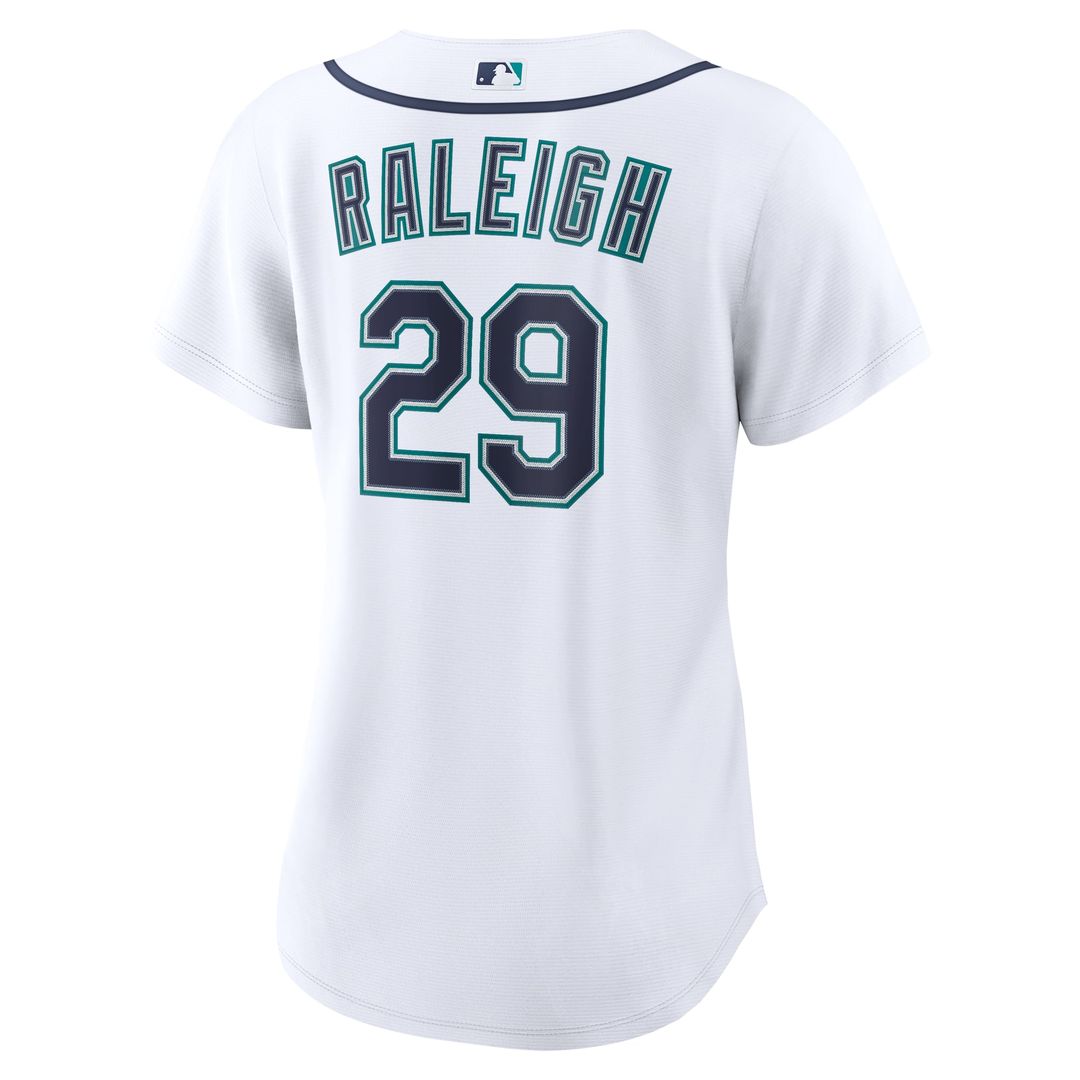 Cal Raleigh Seattle Mariners Women's Home Jersey - White