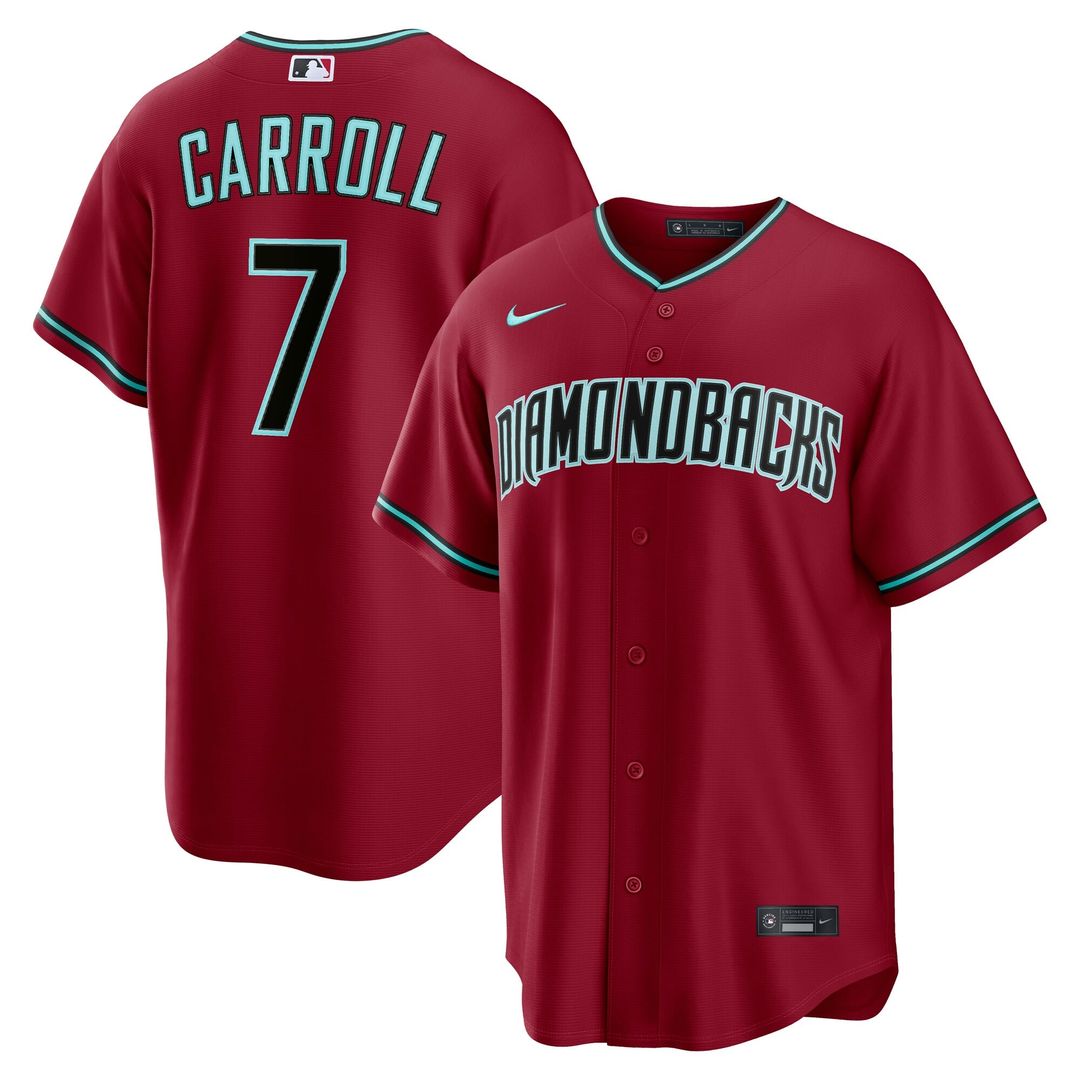 Corbin Carroll Arizona Diamondbacks Alternate 2 Jersey - Crimson