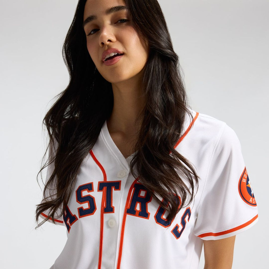Houston Astros Women's Home Jersey - White