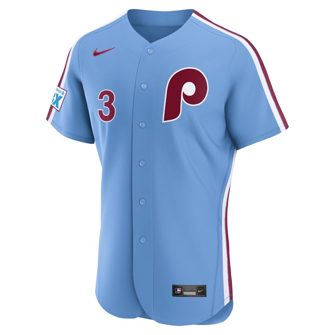 Bryce Harper Philadelphia Phillies Home Authentic Sponsor Patch Jersey - White