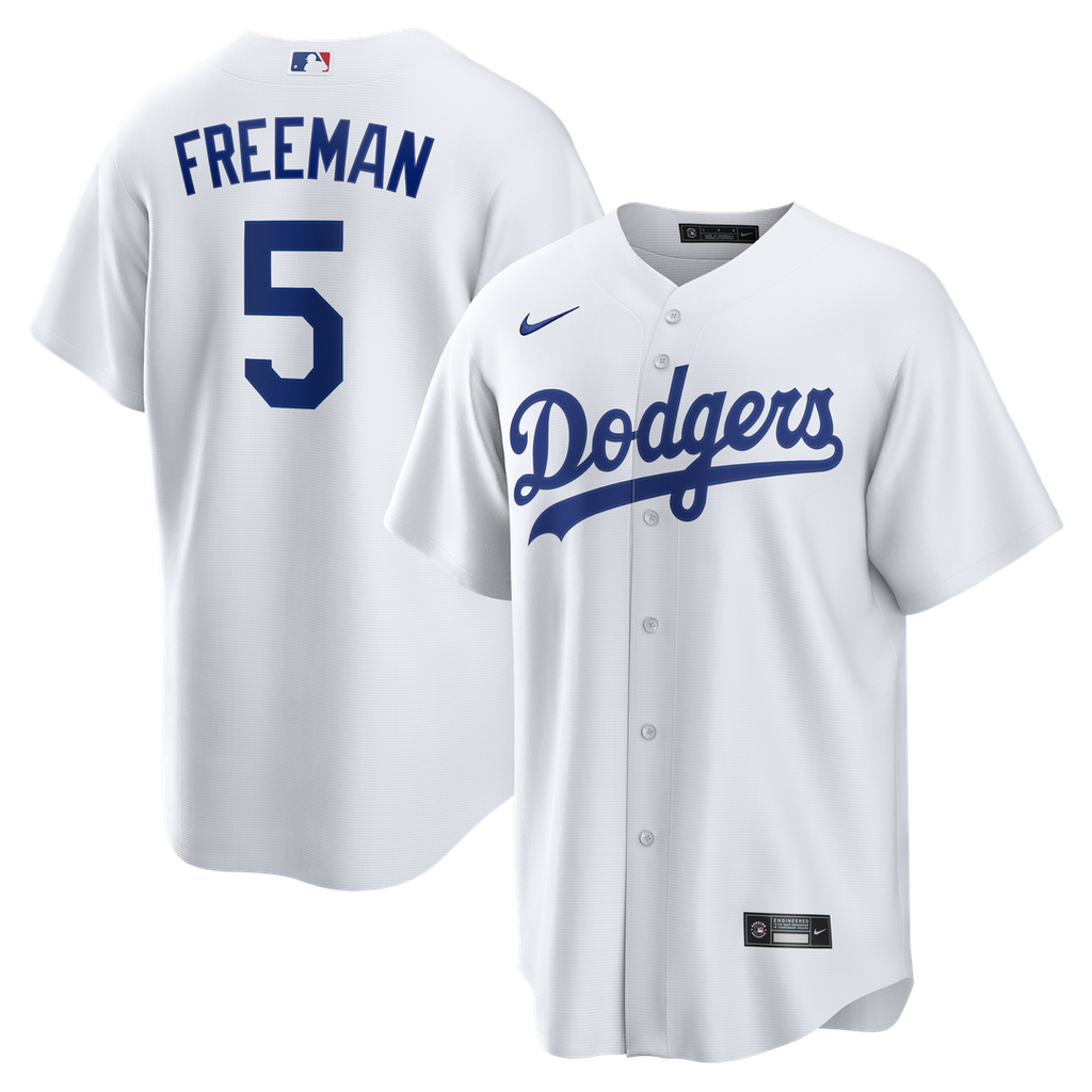 Freddie Freeman Los Angeles Dodgers Home Jersey - White