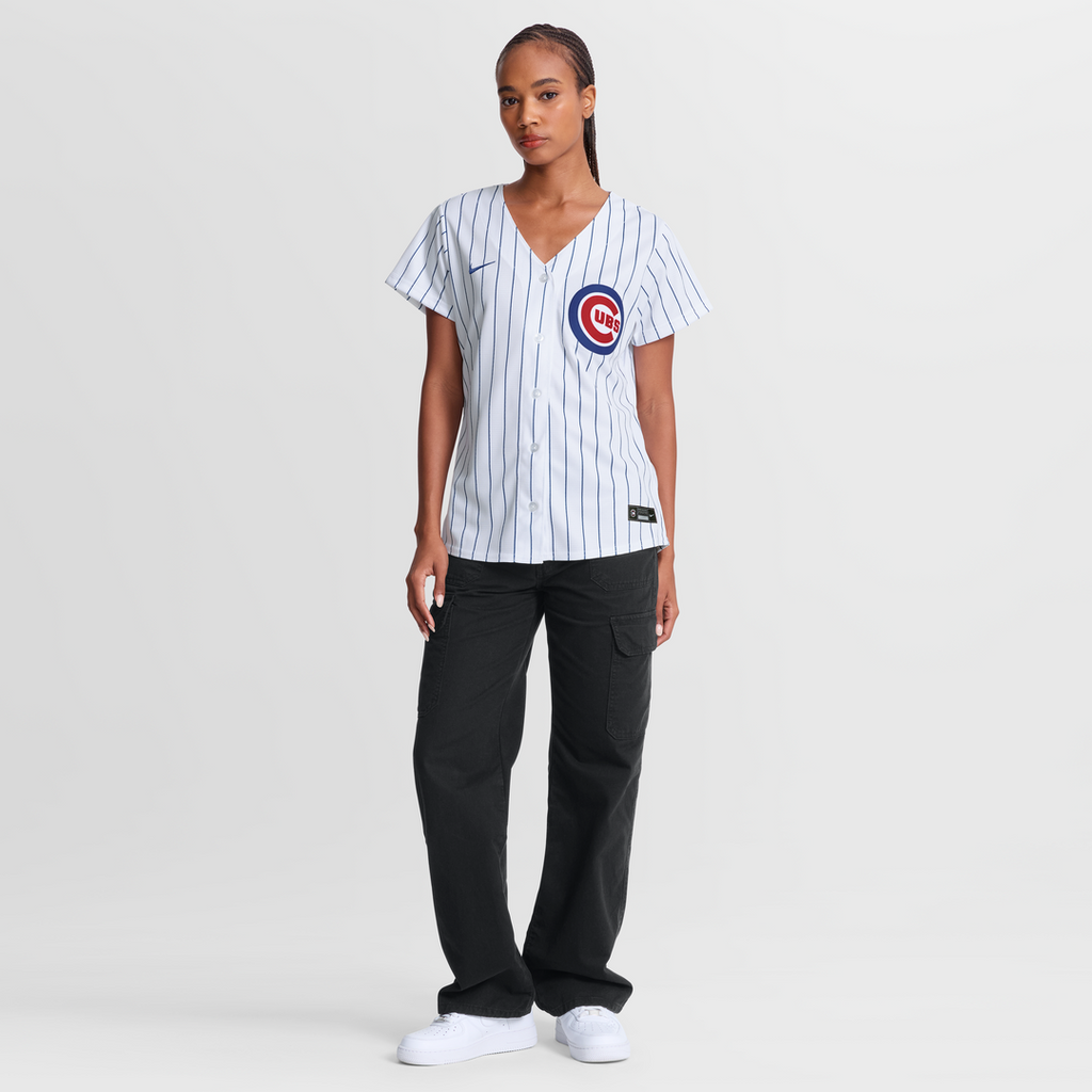 Dansby Swanson Chicago Cubs Women's Home Jersey - White