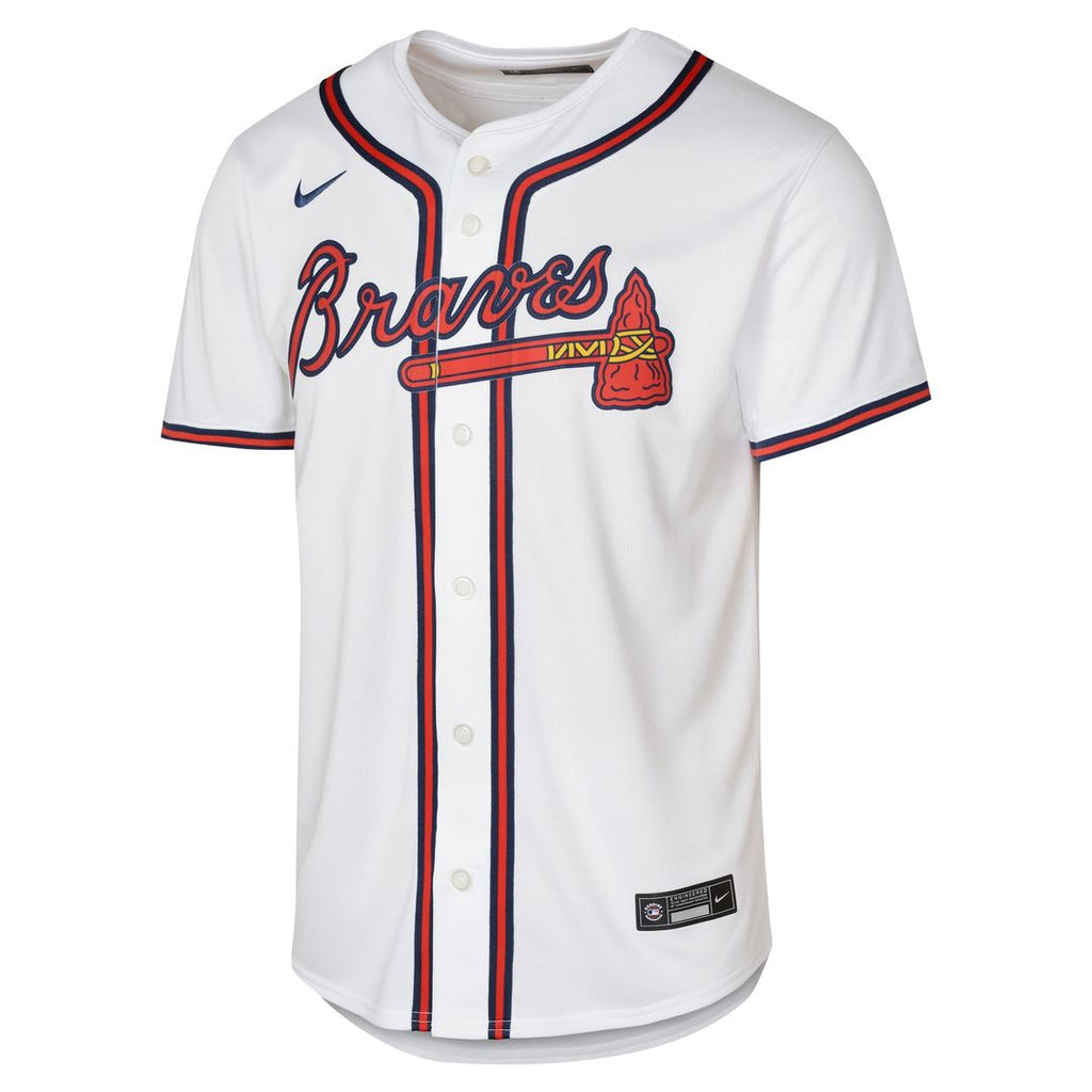 Ronald Acuña Jr. Atlanta Braves Youth Home Jersey - White