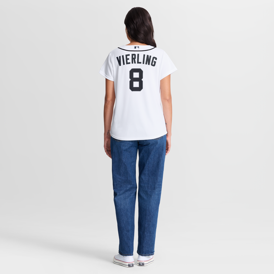Matt Vierling Detroit Tigers Women's Home Jersey - White