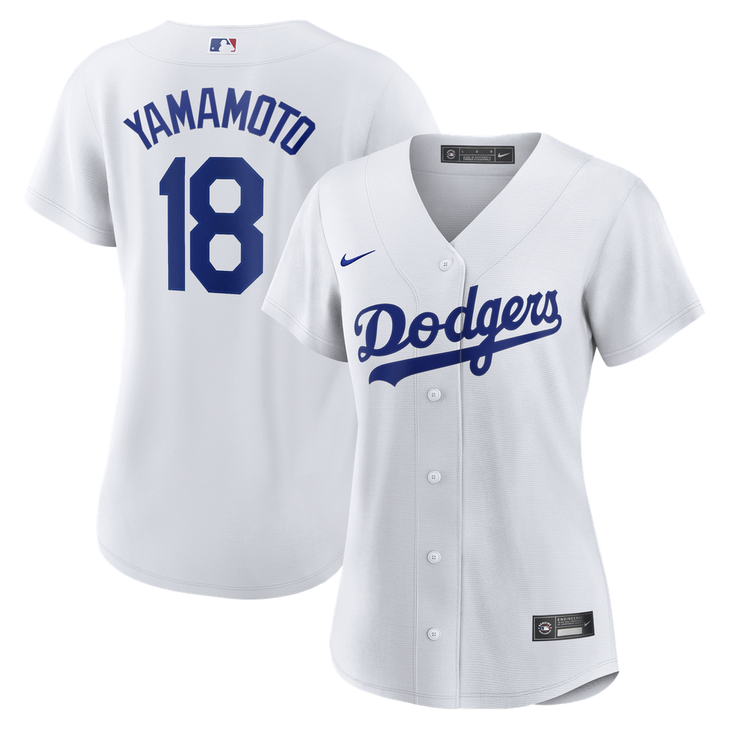 Yoshinobu Yamamoto Los Angeles Dodgers Women's Jersey - White