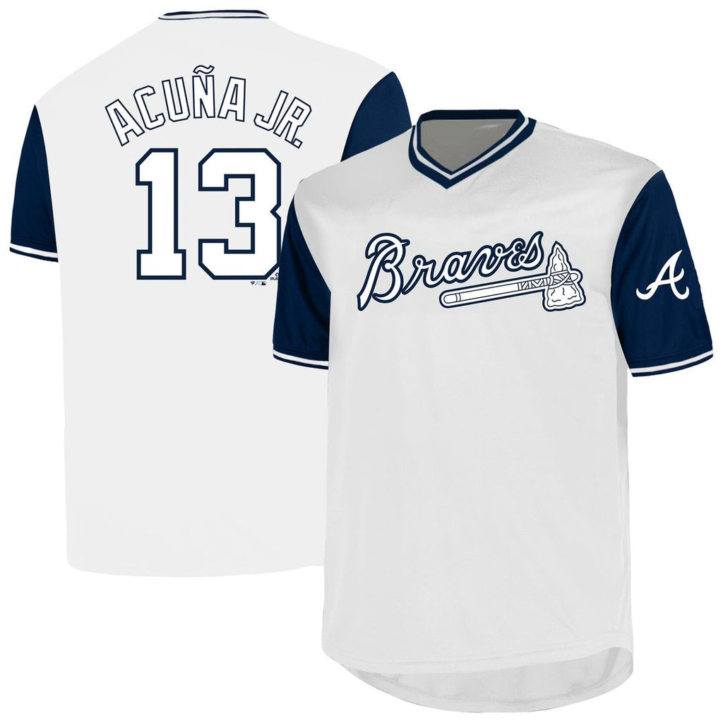 Ronald Acuña Jr. Atlanta Braves Big & Tall Name & Number Jersey - White