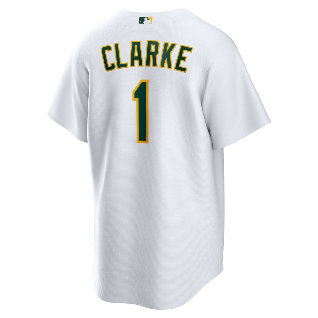 Denzel Clarke Athletics Home Jersey - White
