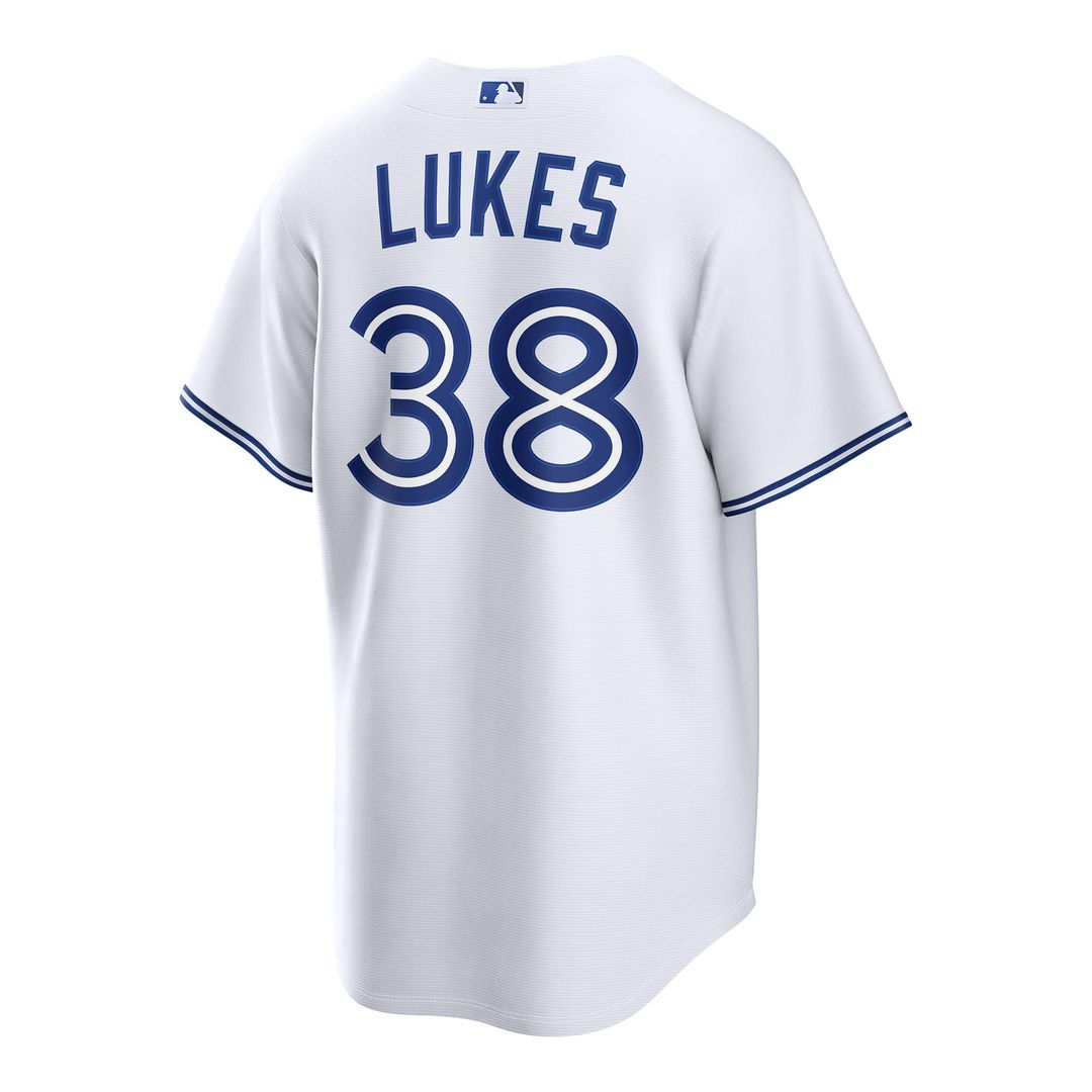 Nathan Lukes Toronto Blue Jays Home Jersey - White