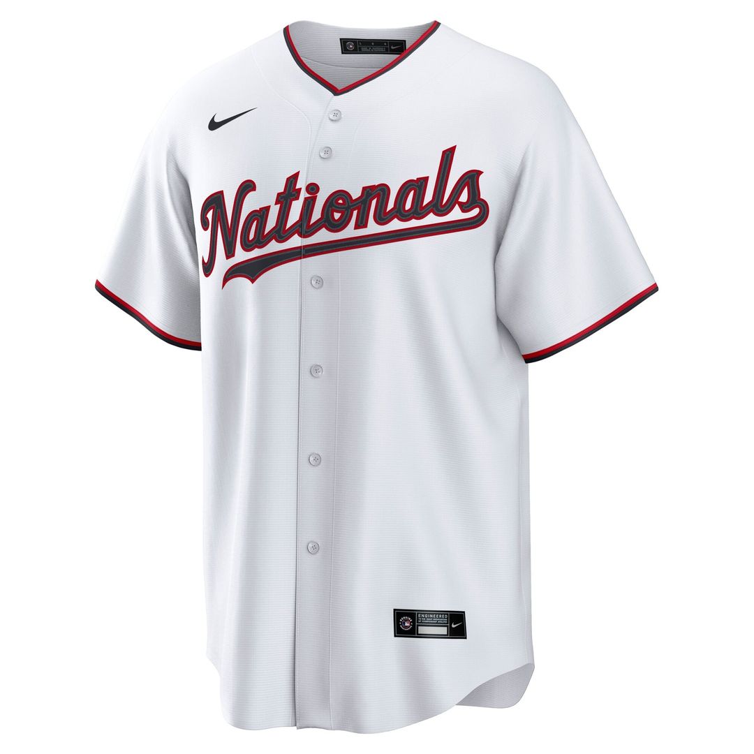 CJ Abrams Washington Nationals Home Jersey - White