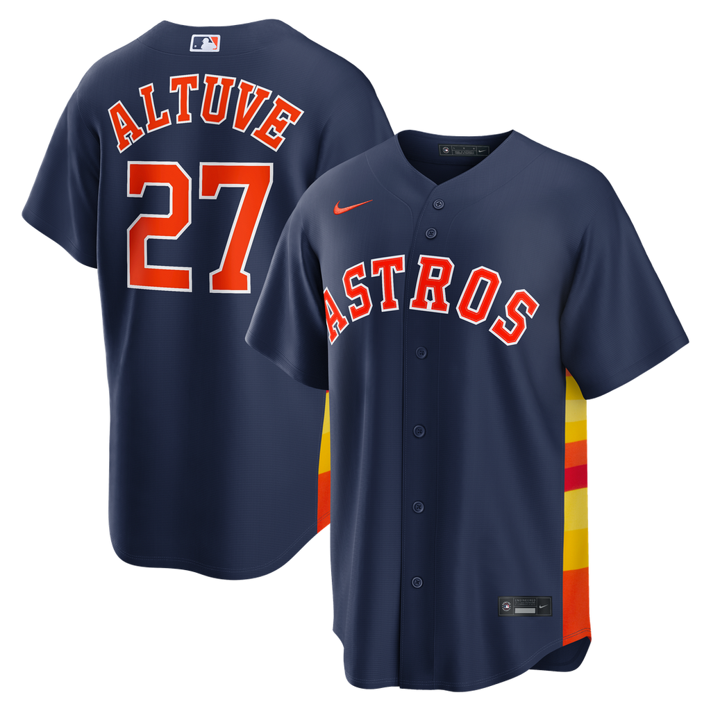 Jose Altuve Houston Astros Alternate 2 Jersey - Navy