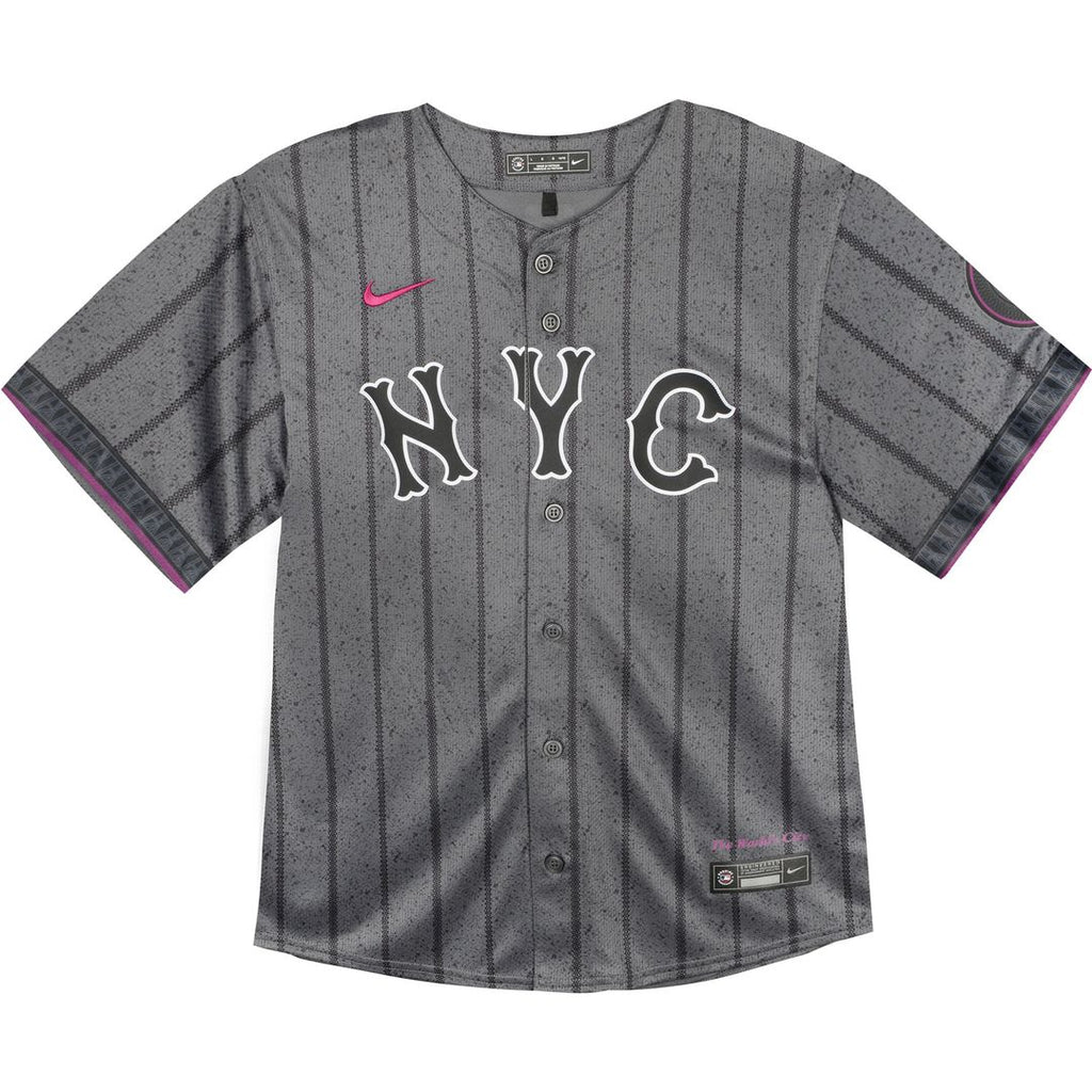 Francisco Lindor New York Mets Infant 2024 Jersey - Graphite