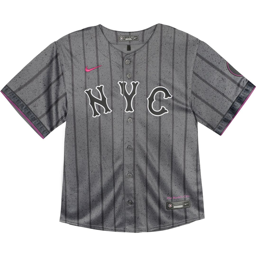 Francisco Lindor New York Mets Infant 2024 Jersey - Graphite