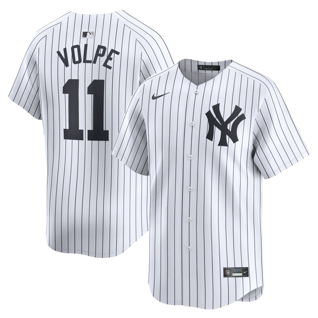 Anthony Volpe New York Yankees Away Jersey - Gray
