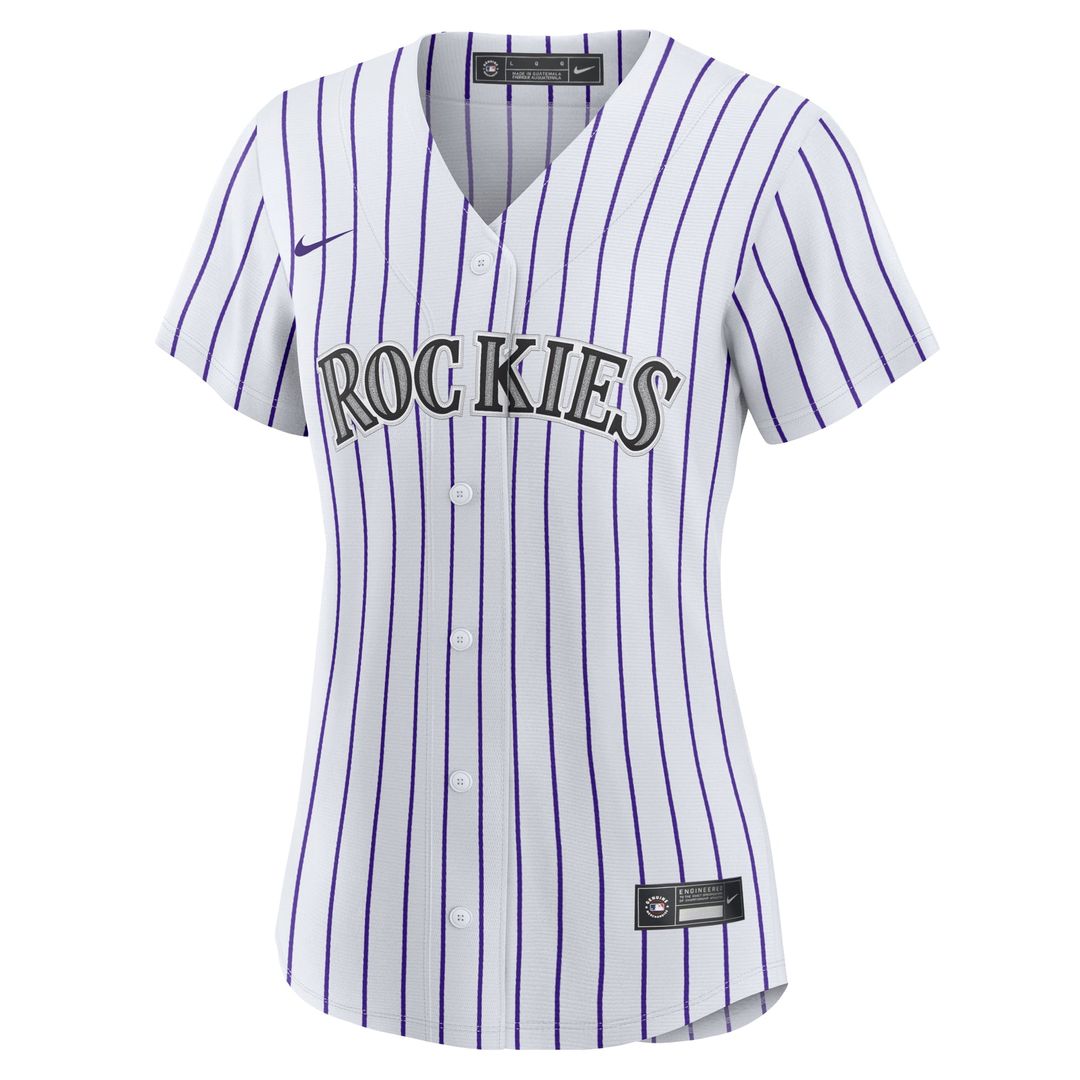 Colorado Rockies Women's #1 Bride Home Jersey - White