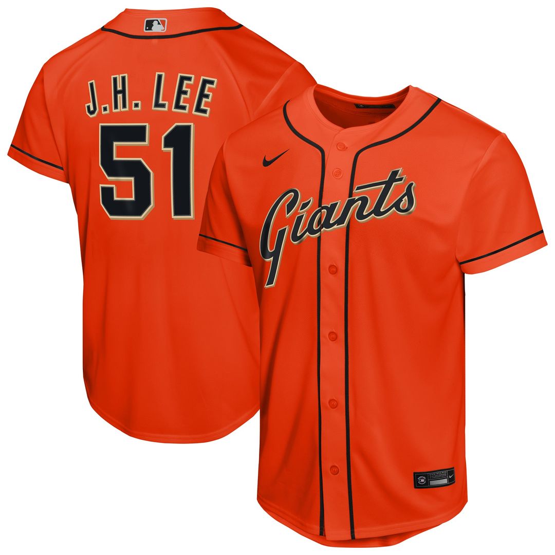 Jung Hoo Lee San Francisco Giants Youth Alternate Jersey - Orange