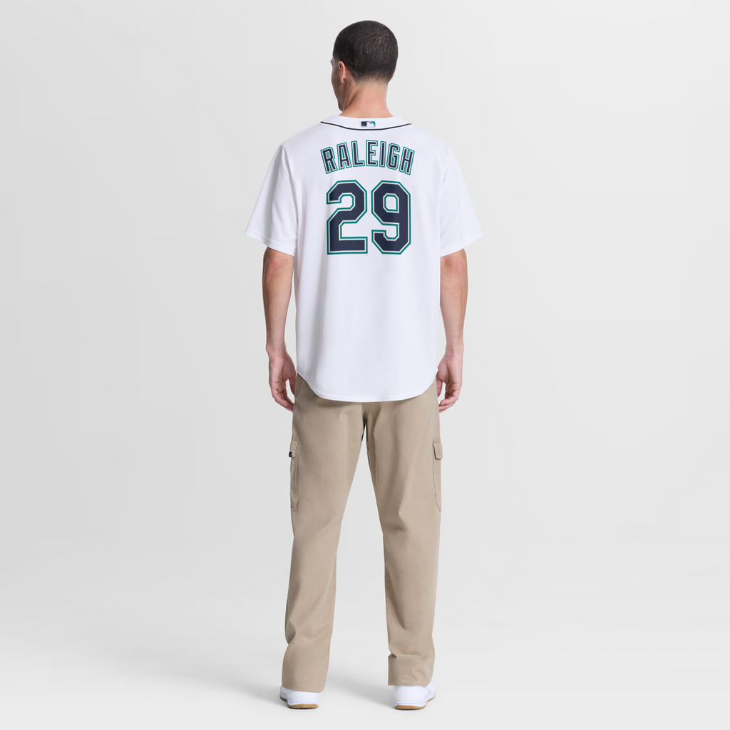 Cal Raleigh Seattle Mariners Home Jersey - White