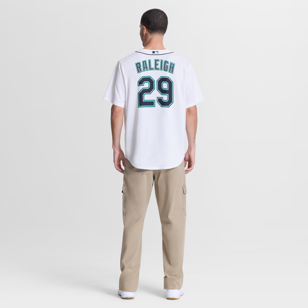 Cal Raleigh Seattle Mariners Home Jersey - White