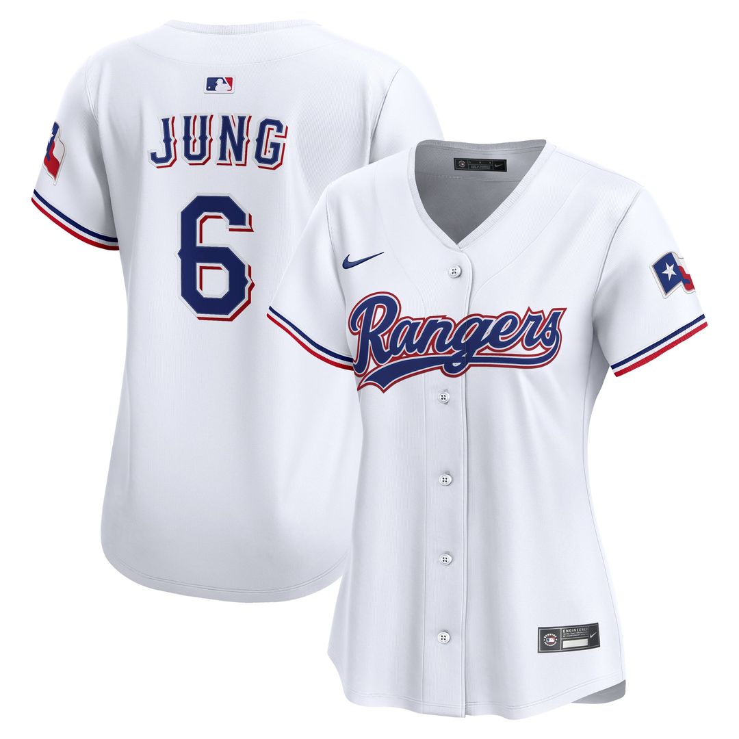 Josh Jung Texas Rangers Women's Home Jersey - White