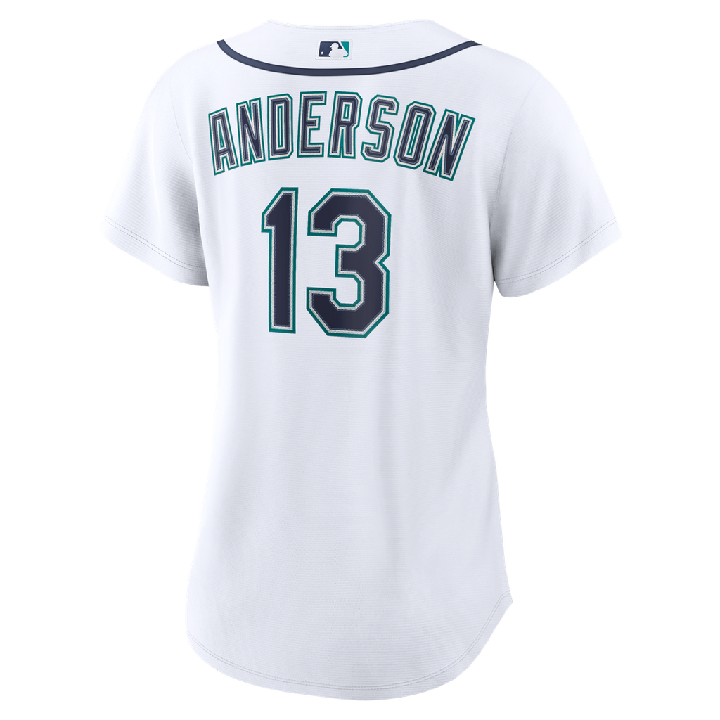 Kade Anderson Seattle Mariners Women's Home Jersey - White